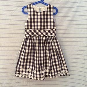 Black and White Checkered Children’s Dress 🎀